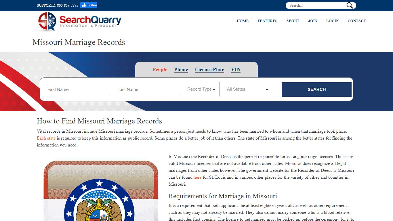 Free Missouri Marriage Records | Enter a Name & View Marriage Records